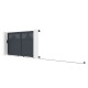 Schiebetor aus Aluminium AXIS TIME 300x158cm – X-METAL