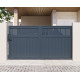 Schiebetor aus Aluminium AXIS TIME 300x158cm – X-METAL