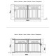Schiebetor aus Aluminium AXIS TIME 300x158cm – X-METAL