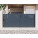 Schiebetor aus Aluminium AXIS TIME 340x140cm – X-METAL