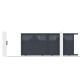 Schiebetor aus Aluminium AXIS TIME 340x140cm – X-METAL
