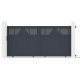 Schiebetor aus Aluminium AXIS TIME 340x158cm - X-METAL