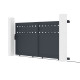 Schiebetor aus Aluminium AXIS FILM 300x140cm – X-METAL