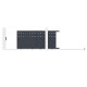 Schiebetor aus Aluminium AXIS FILM 300x140cm – X-METAL