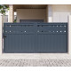 Schiebetor aus Aluminium AXIS FILM 300x140cm – X-METAL