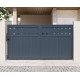 Schiebetor aus Aluminium AXIS FILM 300x158cm – X-METAL