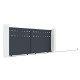 Schiebetor aus Aluminium AXIS FILM 340x140cm – X-METAL