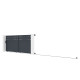 Schiebetor aus Aluminium AXIS FILM 400x158cm - X-METAL