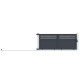 Schiebetor aus Aluminium AXIS GROW 340x140cm – X-METAL