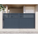 Schiebetor aus Aluminium AXIS GROW 340x158cm - X-METAL