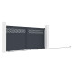 Schiebetor aus Aluminium AXIS GROW 340x158cm - X-METAL
