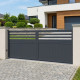 Schiebetor aus Aluminium AXIS VECTO 340x158cm - X-METAL