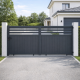 Schiebetor aus Aluminium AXIS VECTO 340x158cm - X-METAL