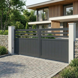 Schiebetor aus Aluminium AXIS VECTO 300x140cm – X-METAL