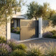 Schiebetor aus Aluminium AXIS TIME 400x140cm - X-METAL