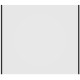 Glaszaunelement – 2 Pfosten – 123xH.110cm – X-METAL