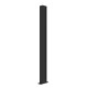 Glaszaunelement – 2 Pfosten – 123xH.110cm – X-METAL