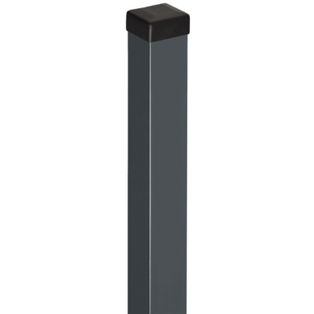 Pfosten zum Einbetonieren aus verzinktem Stahl – H.250cm – Farbe Anthrazit – X-METAL