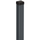 Pfosten zum Einbetonieren aus verzinktem Stahl – H.190cm – Farbe Anthrazit – X-METAL